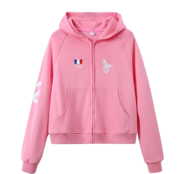 Balenciaga x Polo Ralph Lauren Pink Zip Hoodie